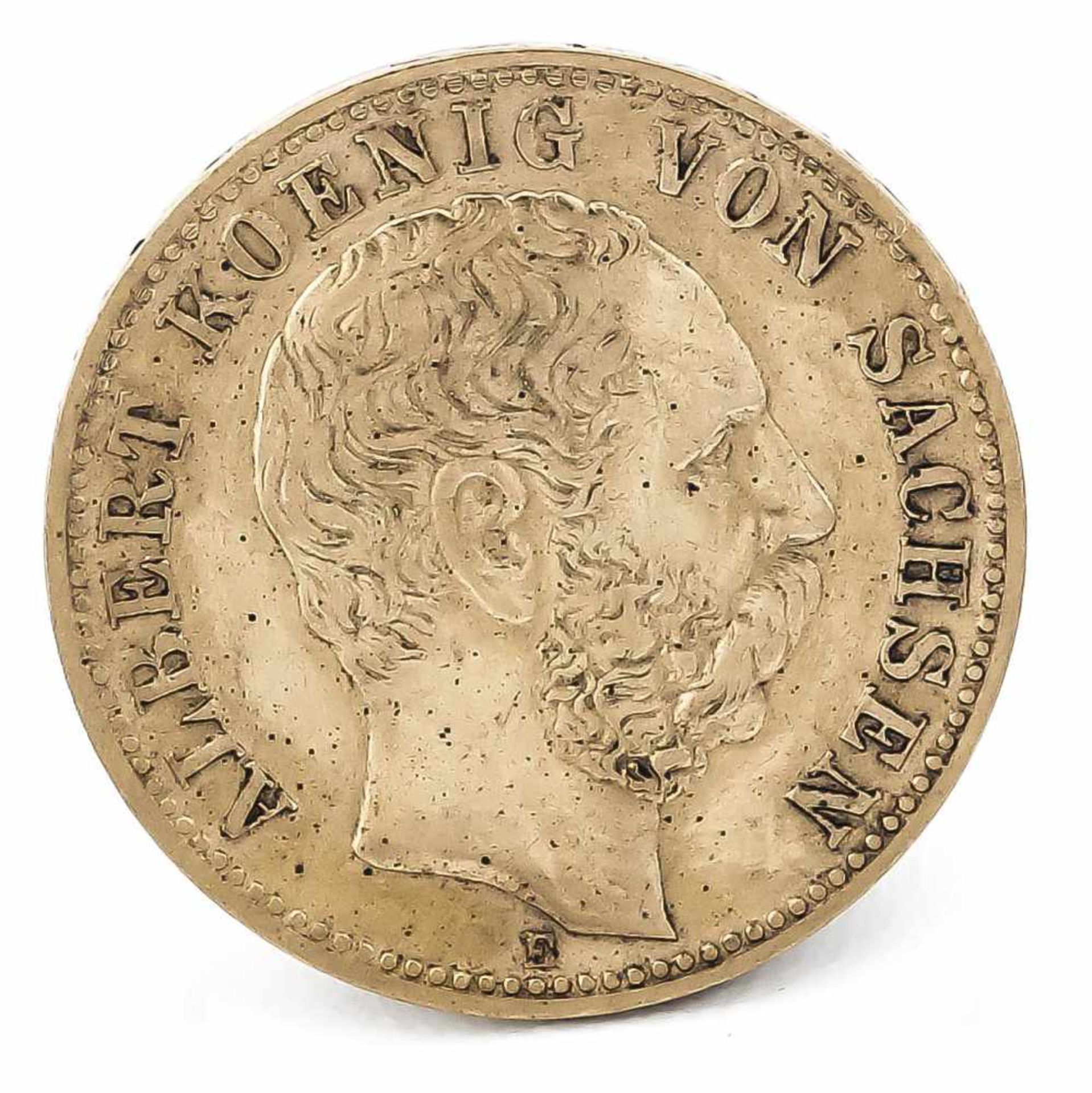 10 Mark, Sachsen, Albert König von Sachsen, 1879 E, in ss