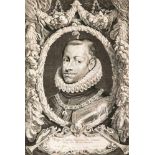 Konvolut von 5 Portraitkupfern des 17./18. Jh., Philipp III. von Jonas Suyderhoef (ca.1613-1686)