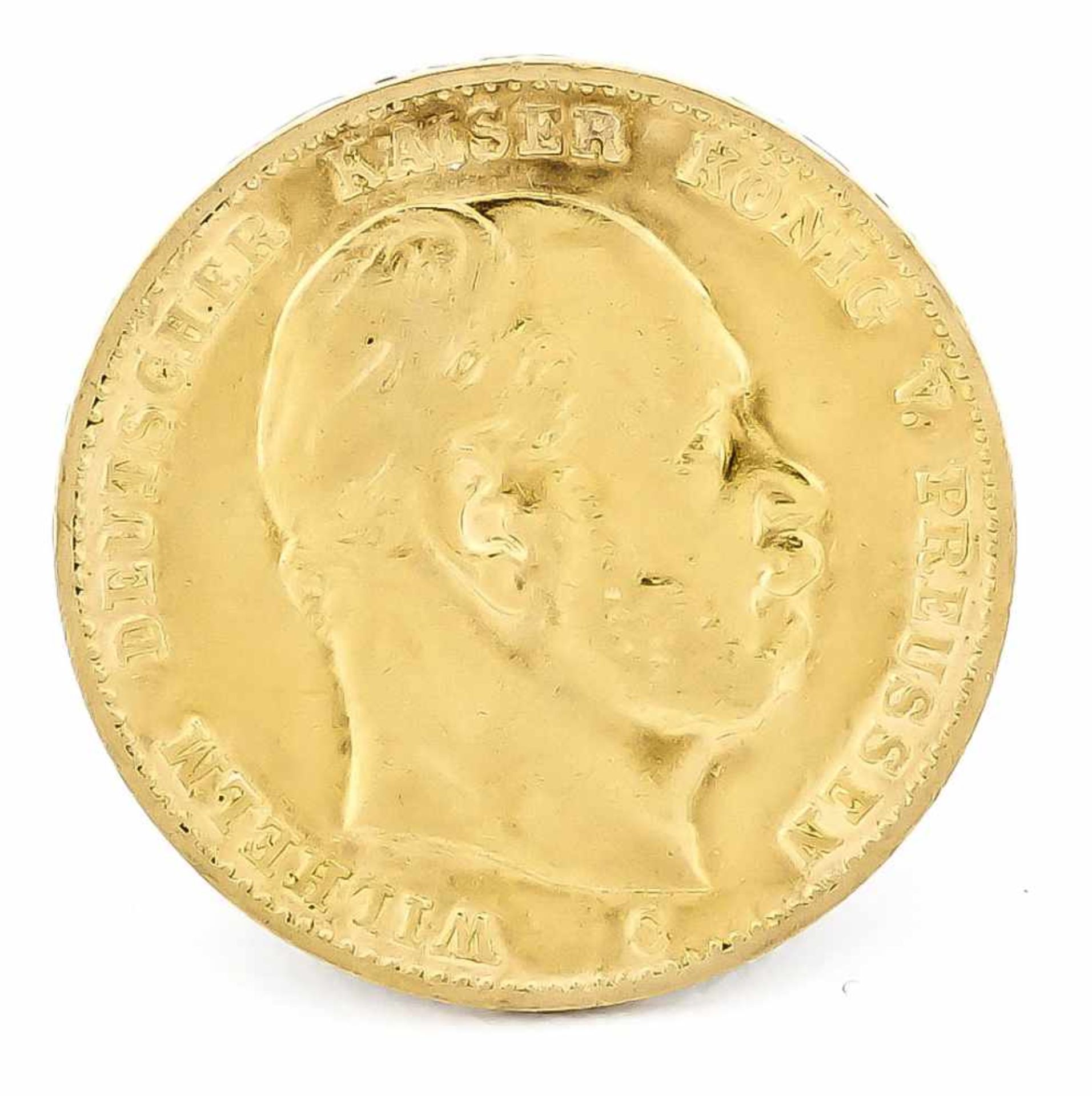 10 Mark, Preußen, Wilhelm Deutscher Kaiser König von Preußen, 1872 C, in ss-vz