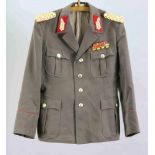 Uniformjacke, General LaSK/Heer NVA medizinischer Dienst, DDR, L. 74 cm