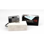 Contax T2 mit Zeiss Sonnar 2.8/38 086297, in originaler Box und Karton, 7 x 12 x 20 cm