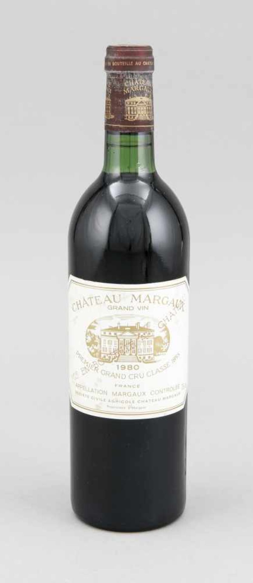 Chateau Margaux 1980, Grand Cru Classé, top shoulder, 75cl