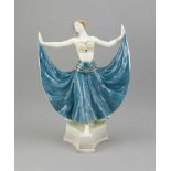 Jugendstil-Figur, 'Ruth', Goldscheider Wien, um 1911/12, Fayence, Modellnr. 3992/115/35,im