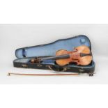 Violine, Deutschland, 1. H. 19. Jh., bez. Andreas Rieger in Mittenwald 1840, Holzkorpusmit