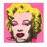 Andy Warhol (1928-1987), "Marilyn", handsignierte Farbgrafik auf leichtem Karton, 1981,herausgegeben