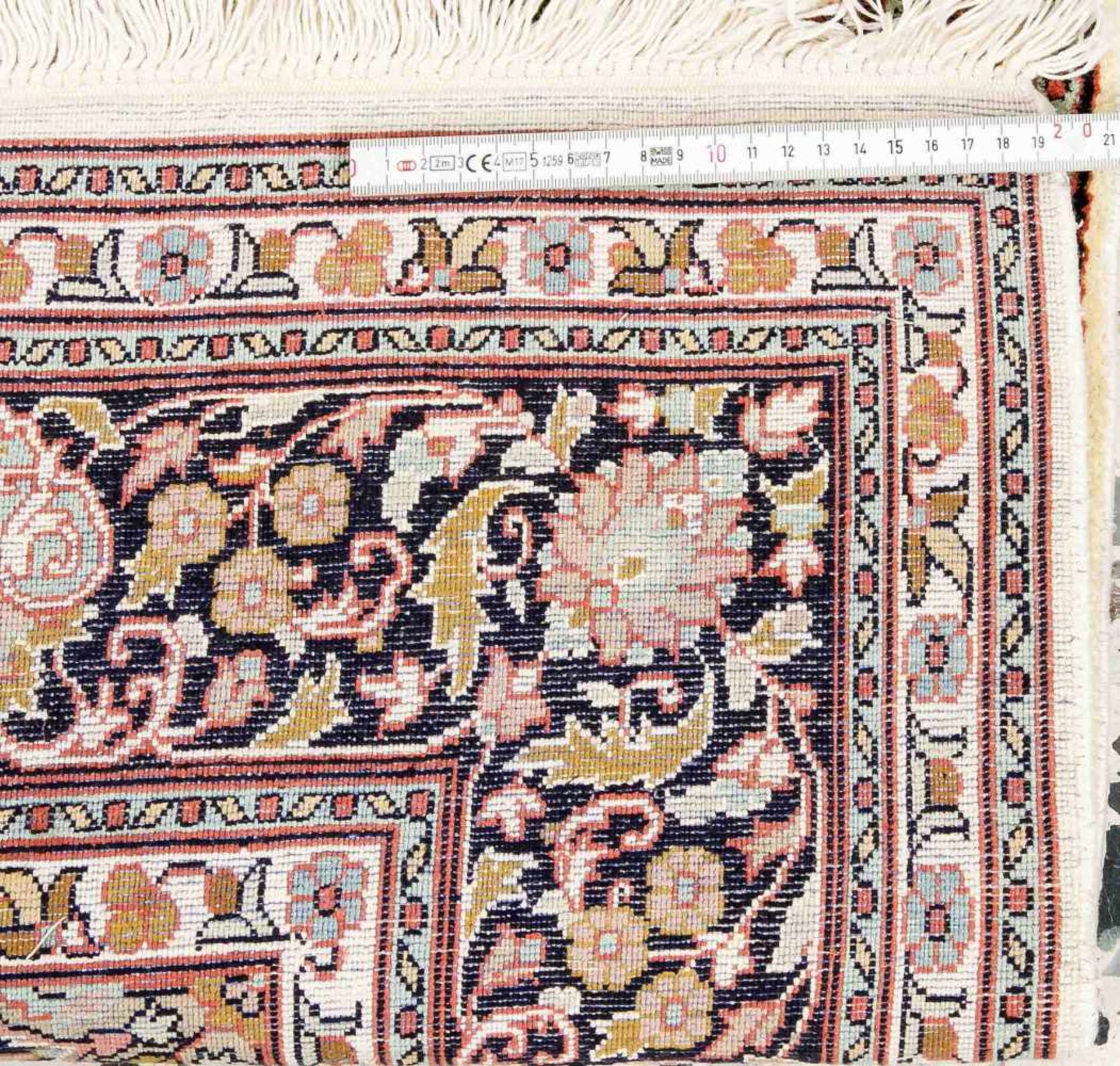Seidenteppich, 125 x 187 cmSilk carpet, 125 x 187 cm - Bild 2 aus 2