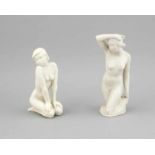 Zwei Biskuit Figuren, Rosenthal, Selb, Marke der Kunstabteilung in Selb 1934-56, DieSchauende,