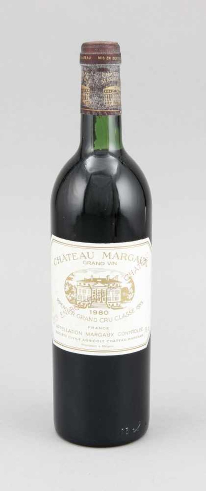 Chateau Margaux 1980, Grand Cru Classé, top shoulder, 75cl