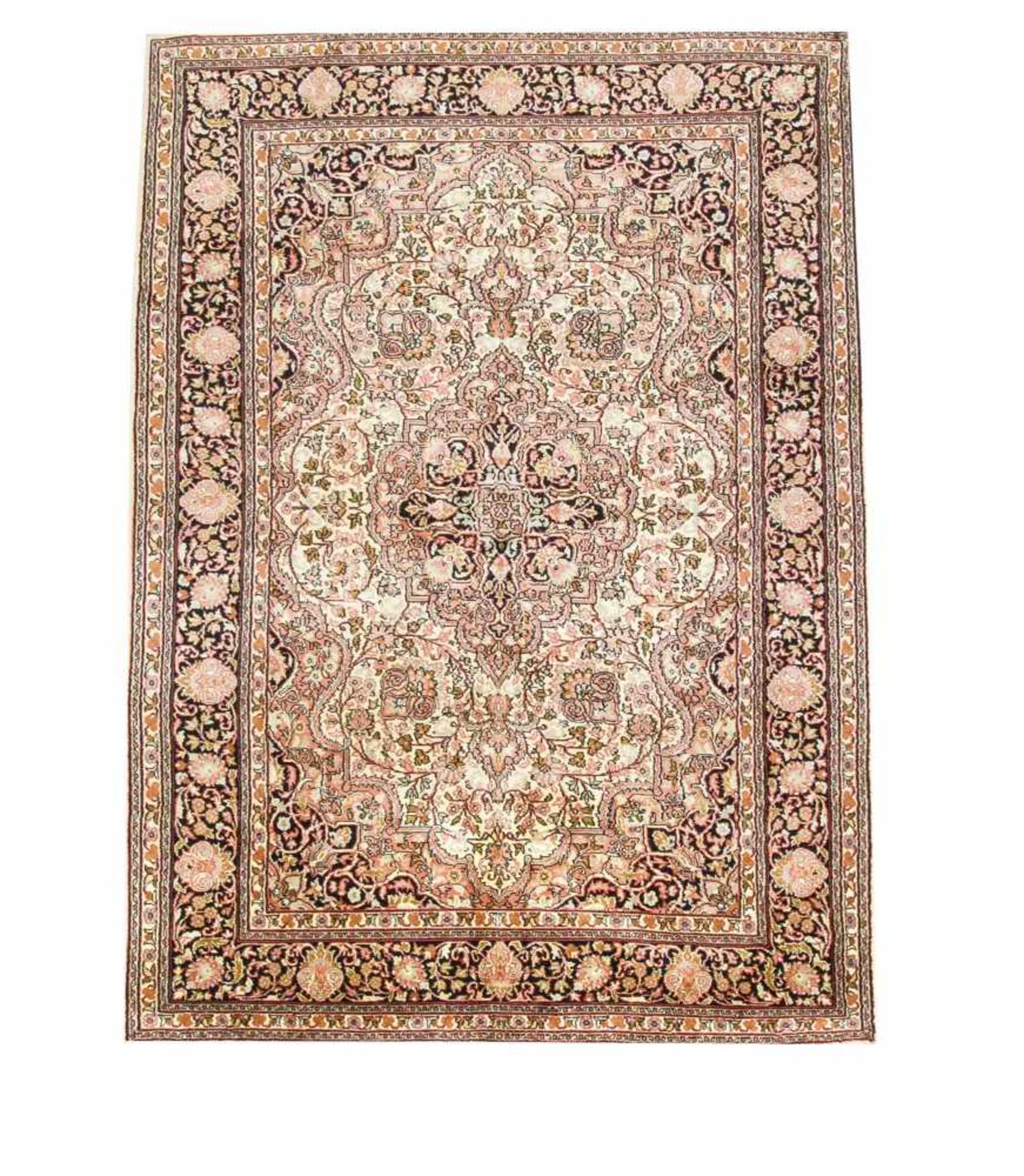 Seidenteppich, 125 x 187 cmSilk carpet, 125 x 187 cm