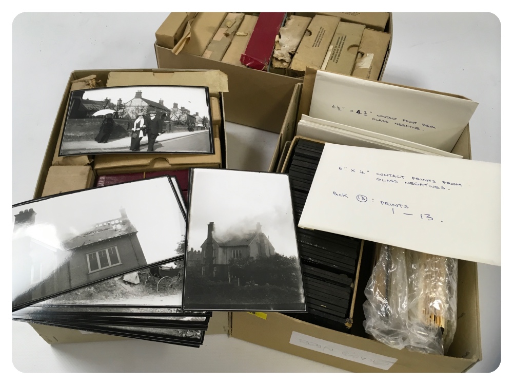 A QUANTITY OF PHOTOGRAPHIC GLASS NEGATIVES, ALSO GLASS PLATES AND NEGATIVES, - Image 6 of 6