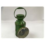 MIDLAND AND GREAT NORTHERN JOINT RAILWAY 3 ASPECT HAND LAMP WITH BRASS PLATES "P.W.D.
