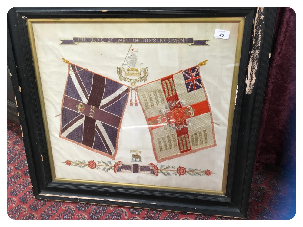 DUKE OF WELLINGTON REGIMENT SILK 33RD REG.