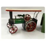 MAMOD STEAM TRACTOR AND TRAILER (NO BOX) ALONG WITH A COLLECTION OF EARLY MECCANO