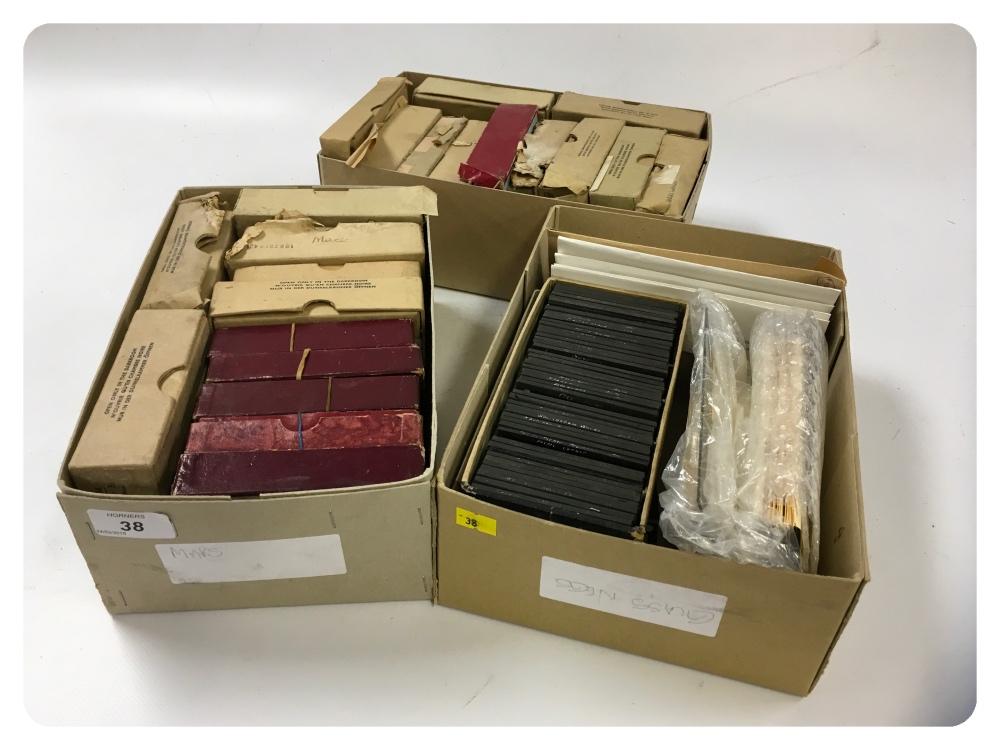 A QUANTITY OF PHOTOGRAPHIC GLASS NEGATIVES, ALSO GLASS PLATES AND NEGATIVES, - Image 5 of 6