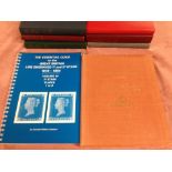 GB REFERENCE BOOKS INCLUDING OSBORNE: TWOPENCE BLUE STUDIES OF PLATES 1 TO 15,