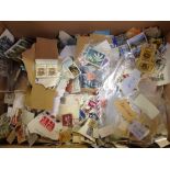 LARGE BOX ALL WORLD LOOSE STAMPS
