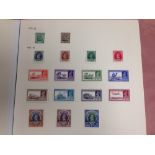 INDIAN CONVENTION STATES: COLLECTION ON PHILATELIC LEAVES, CHAMBA 1938 TO 4a OG,