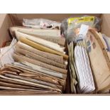 BOX WITH ALL WORLD IN ENVELOPES,