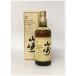 BOXED 750ML BOTTLE SUNTORY PURE MALT 12 YEAR OLD YAMAZAKI JAPANESE WHISKY