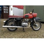 A VINTAGE MZ 1970 250CC MOTORCYCLE REG. NO.