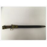 ENFIELD LONG BAYONET IN SCABBARD