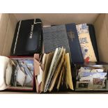 BOX ALL WORLD IN FIVE FOLDERS, ENVELOPES