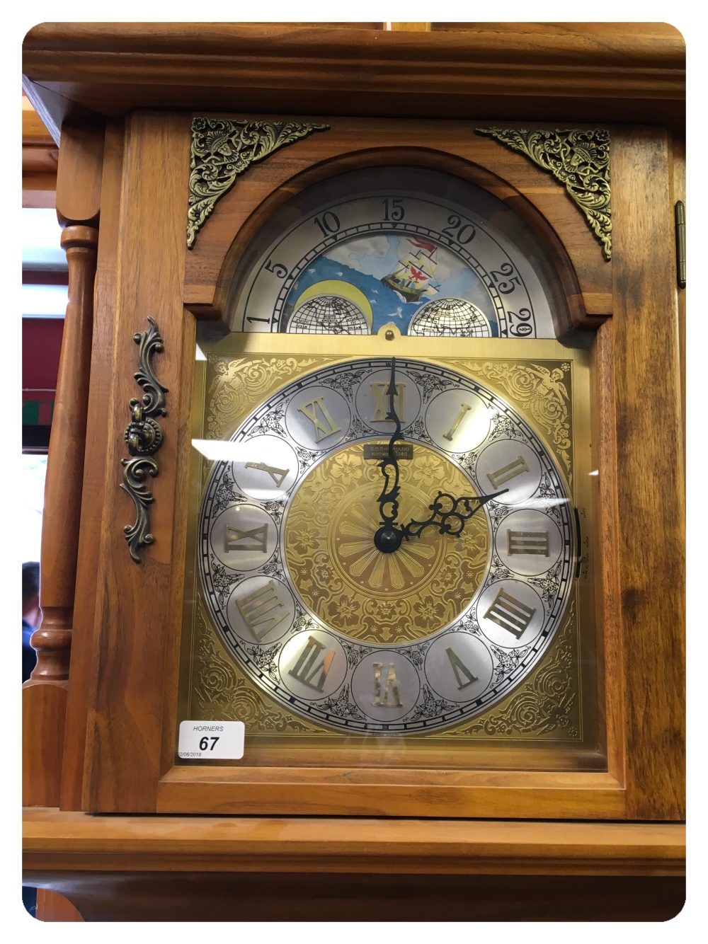 AN EMPEROR CHIMING LONG CASE CLOCK, BY H - Image 3 of 3