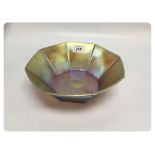 A CRYSTAL OCTAGONAL IRIDESCENT FRUIT BOW