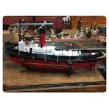 BESPOKE BUILT LIVE STEAM TID CLASS TUG W