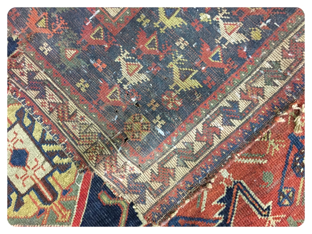 A PERSIAN RUG, THE FOUR MAIN JOINED MEDA - Image 3 of 3