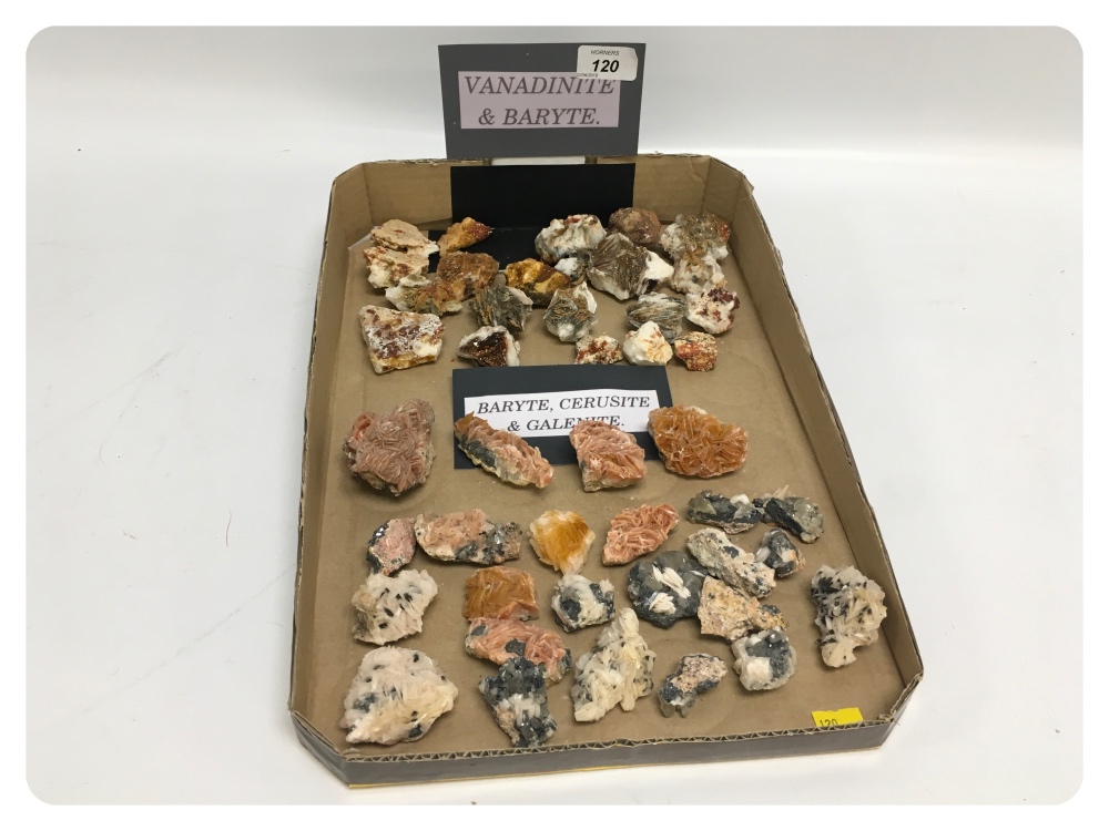 QUANTITY MINERAL SAMPLES TO INCLUDE AZUR