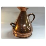 VICTORIAN COPPER FIVE GALLON JUG MEASURE