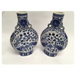 A PAIR OF 19TH CENTURY CHINESE BLUE AND