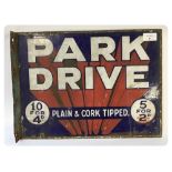 VINTAGE ENAMELLED SIGN, "PARK DRIVE" 30