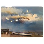 OIL ON BOARD, INSHORE FISHING BOATS, ALD