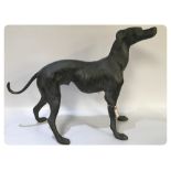 GARDEN ORNAMENT, GREYHOUND DOG, HT. 52 C