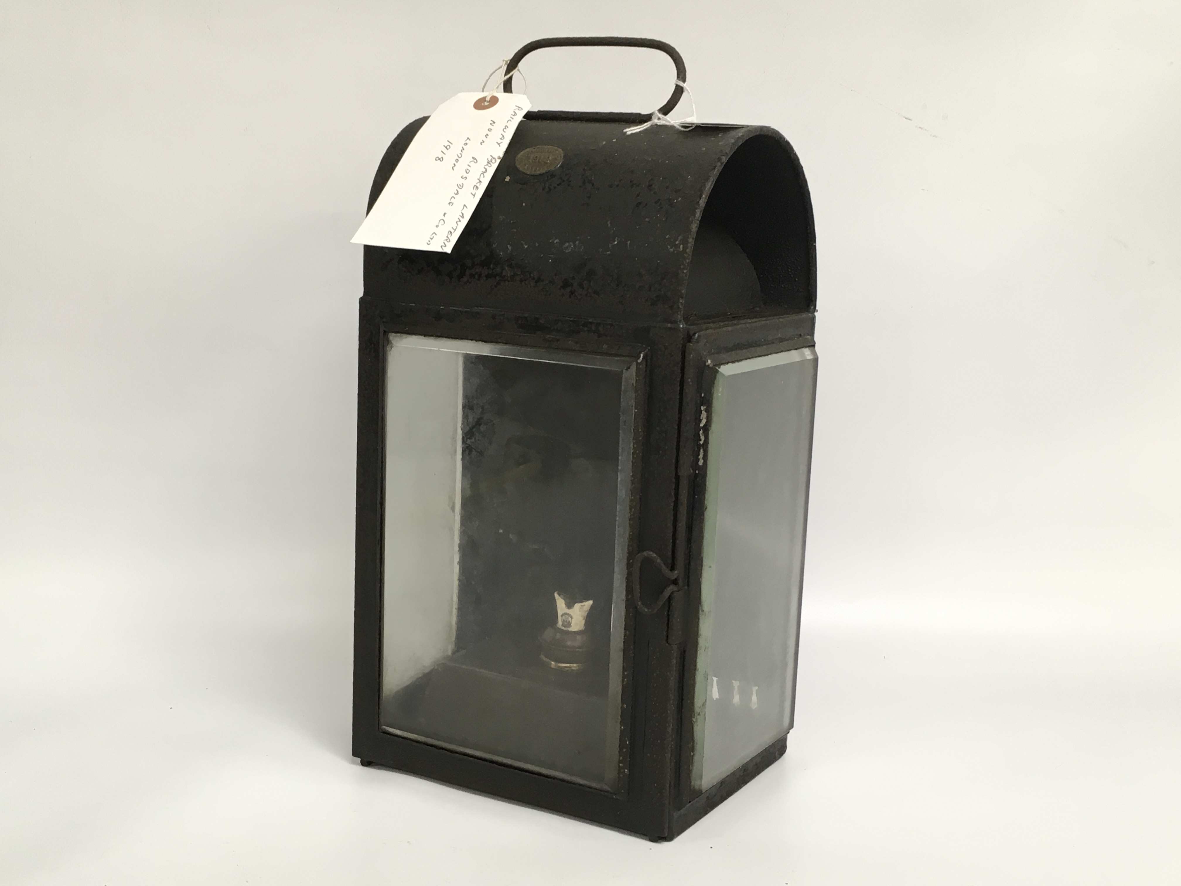 RAILWAY LAMP - A BRACKET LANTERN, NUNN R - Image 2 of 2