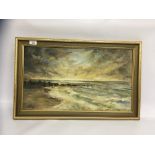 OIL ON BOARD, SEASCAPE BEARING SIGNATURE