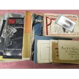 BOX HMSO BOOKLETS (12), FEW OTHER ITEMS