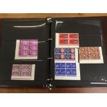 GB: 1953-70 COMMEM CYLINDER BLOCKS MNH C