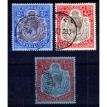 BERMUDA: 1918-32 BLOCK CA 2/-, 4/-, SCRI