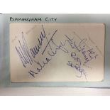 c1978 ONWARDS AUTOGRAPH ALBUM, FOOTBALL