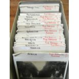 BOX OF OVERSEAS POSTCARDS INCLUDING CONG