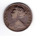 GB COINS: HALFCROWN, 1712