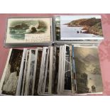 BOX OF CHANNEL ISLANDS POSTCARDS (APPROX