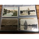 NORFOLK: ALBUM OF BROADS POSTCARDS, FEW