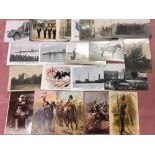 MILITARY POSTCARDS WITH HARRY PAYNE, LAN