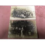 TWO RP POSTCARDS, 1905 LINCOLN TYPHOID O