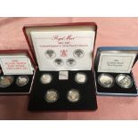 GB COINS: 1984-1987 SILVER PROOF £1 FOUR