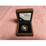 GOLD COINS: GB 2009 QUARTER SOVEREIGN IN